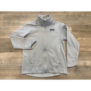 Patagonia Ukiah Womens Small Gale Gray Full Zip Fleece Jacket 26035